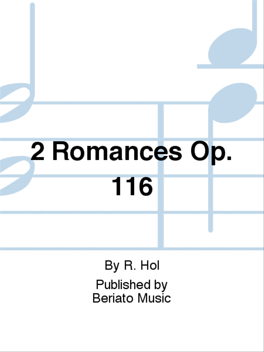 2 Romances Op. 116 Set of Parts scores gallery preview page 1