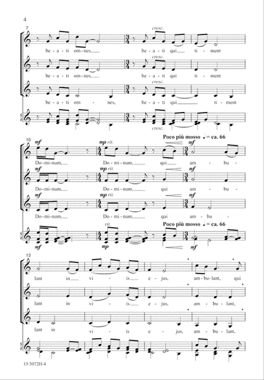 Beati Omnes SSA scores gallery preview page 4