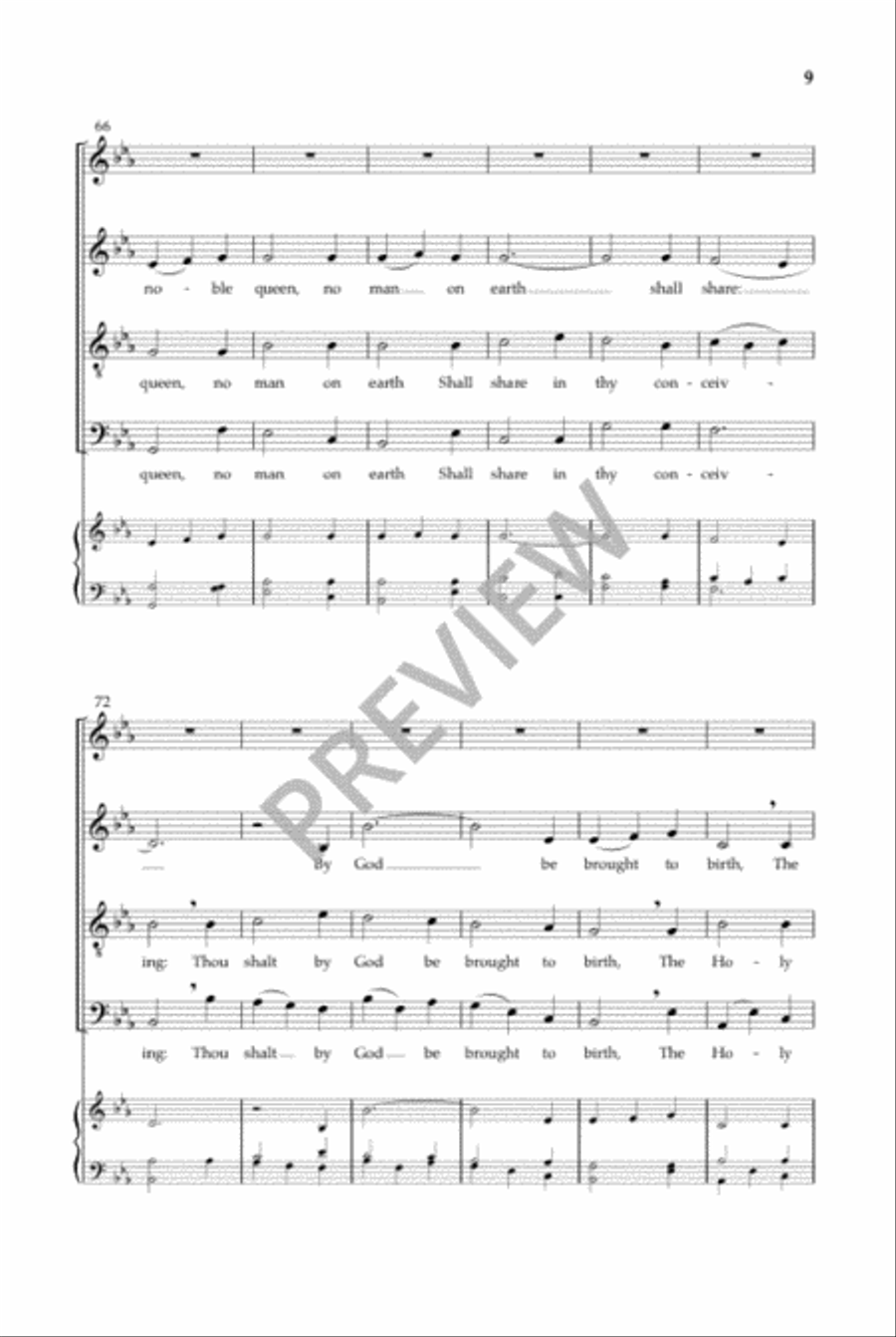 There Stood in Heaven a Linden Tree 4-Part scores gallery preview page 10