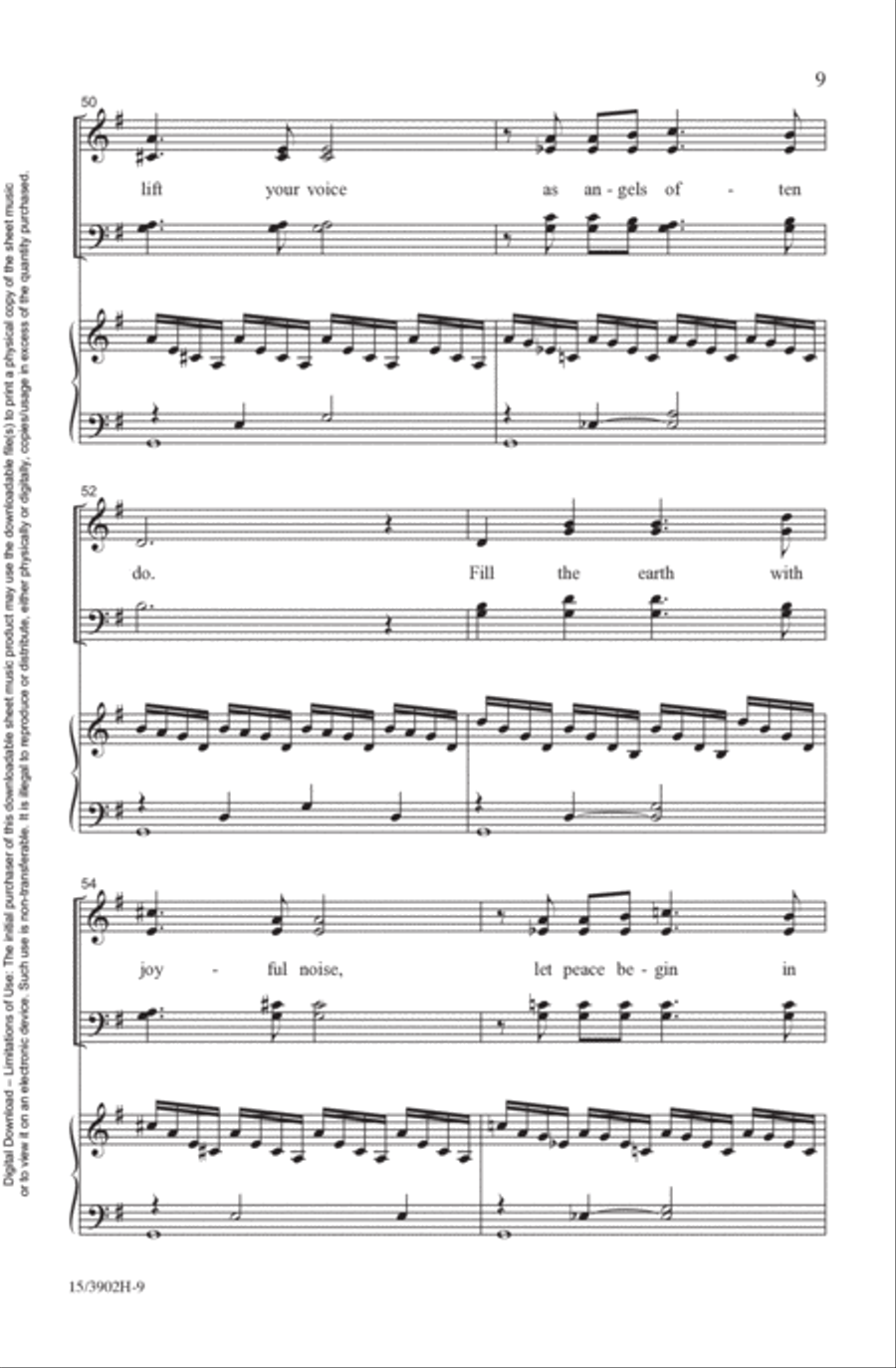 Snow Angels 4-Part scores gallery preview page 9