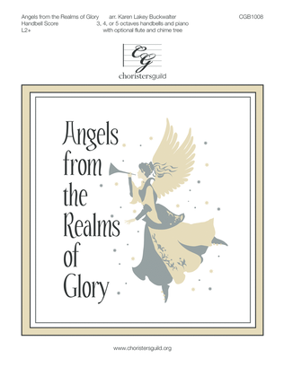 Book cover for Angels from the Realms of Glory - Handbell Score