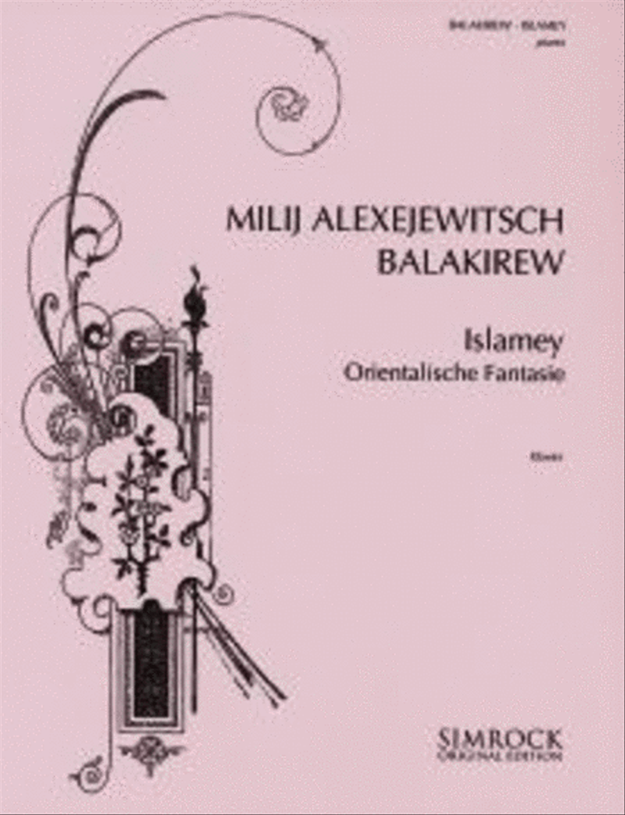 Islamey Fantasie Orientale Piano Solo scores gallery preview page 1