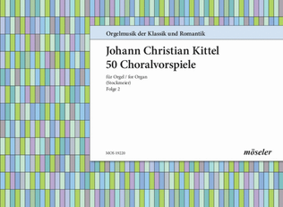Book cover for 50 chorale preludes