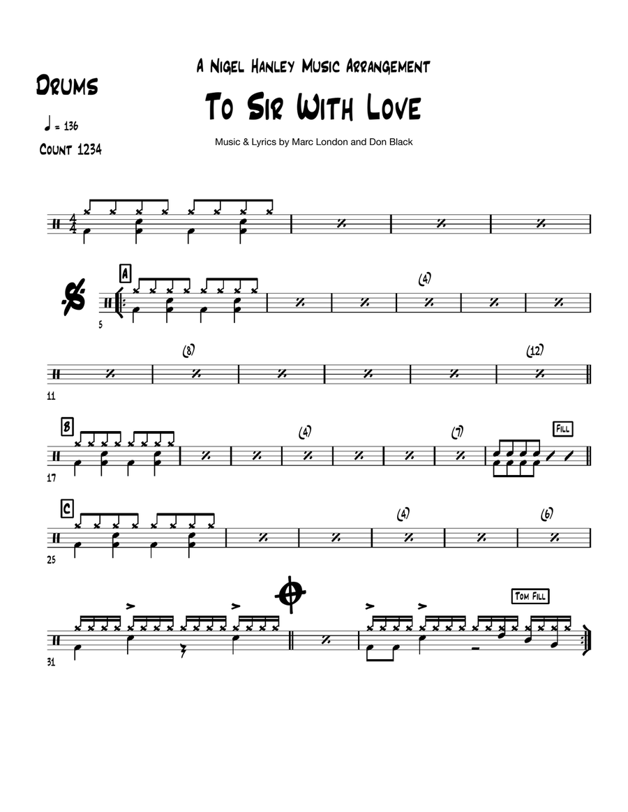 To Sir, With Love Jazz Ensemble scores gallery preview page 5