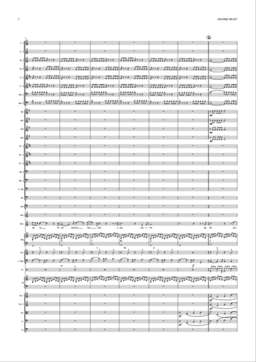Unchained Melody Unchained Melody Full Orchestra scores gallery preview page 2