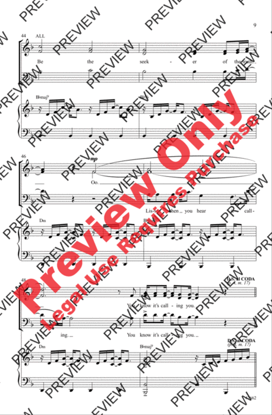 Wonderful Life 3-Part scores gallery preview page 9