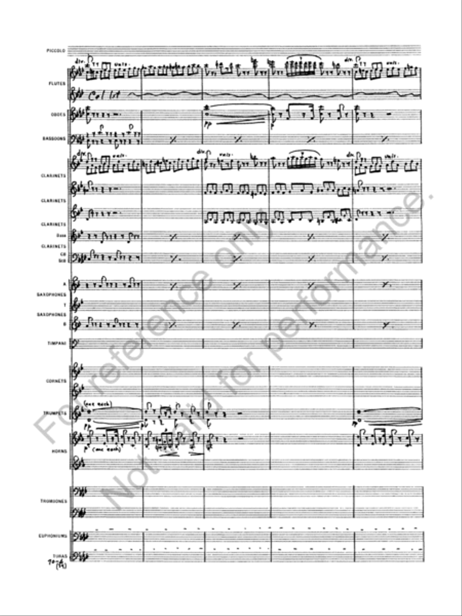 Symphony No. 6 Concert Band scores gallery preview page 8