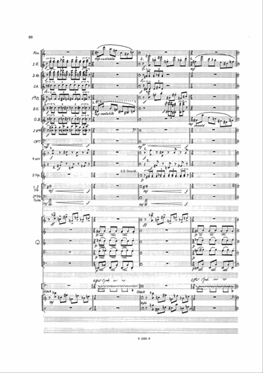 Chants de l'Apocalypse, Quintette de Cuivres Solo Set of Parts scores gallery preview page 17
