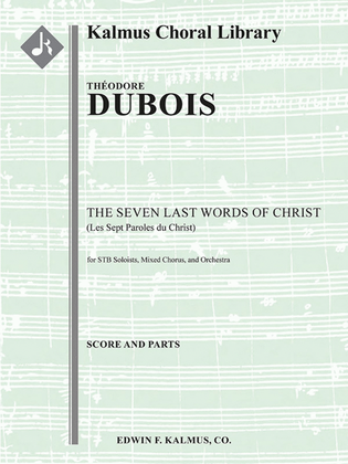 Book cover for The Seven Last Words of Christ (Les Sept Paroles du Christ)