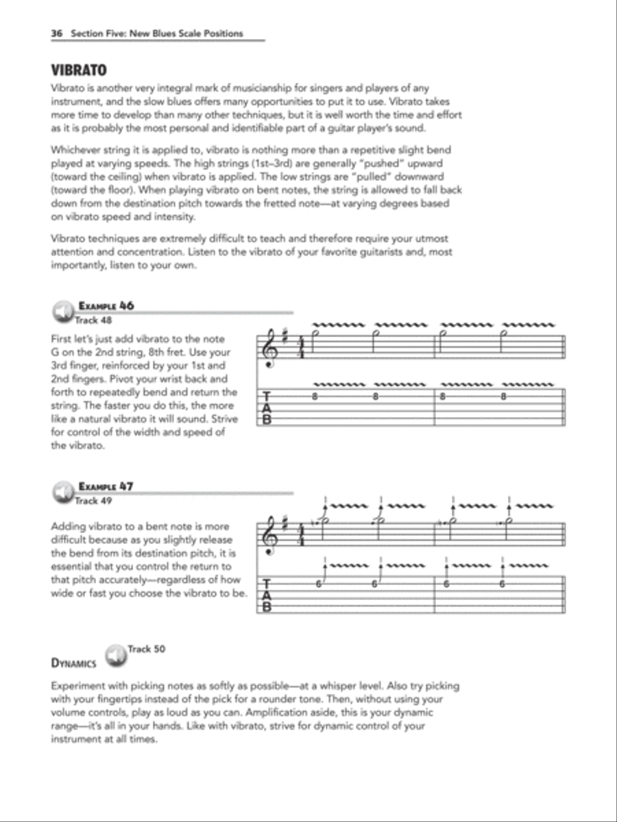 Ultimate Beginner Blues Guitar Basics Electric Guitar scores gallery preview page 6