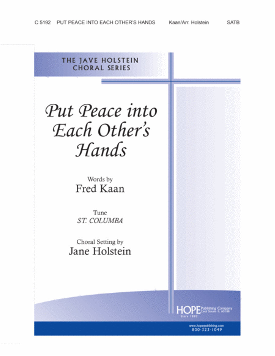 Put Peace Into Each Other's Hands 4-Part scores gallery preview page 1