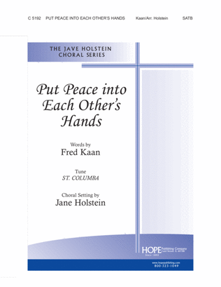 Book cover for Put Peace Into Each Other's Hands