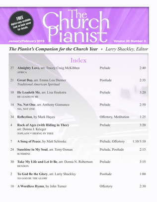 Book cover for The Church Pianist's Library, Vol 25
