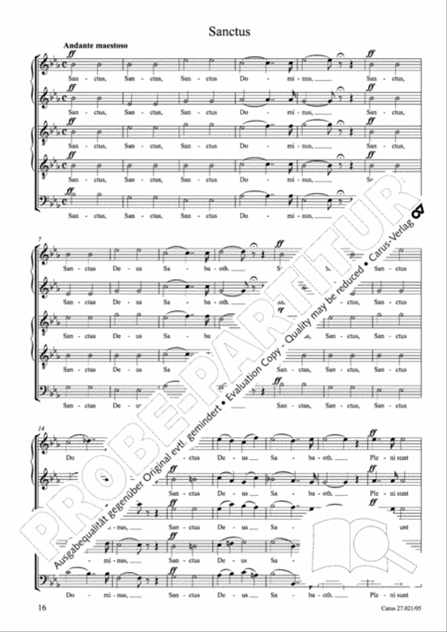 Messe aux Orpheonistes TTB scores gallery preview page 17