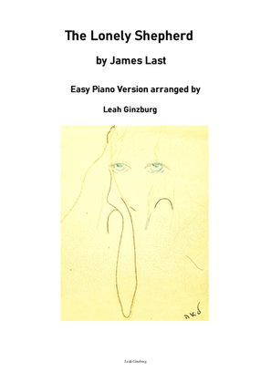 Book cover for "The Lonely Shepherd" by James Last, Easy piano solo arrangement by Leah Ginzburg
