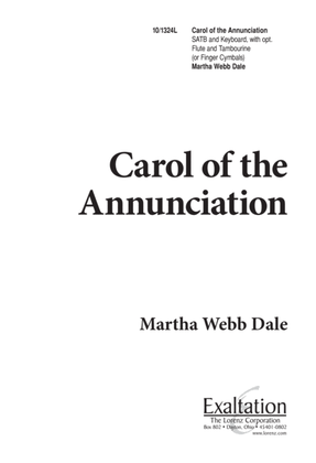 Book cover for Carol of the Annunciation