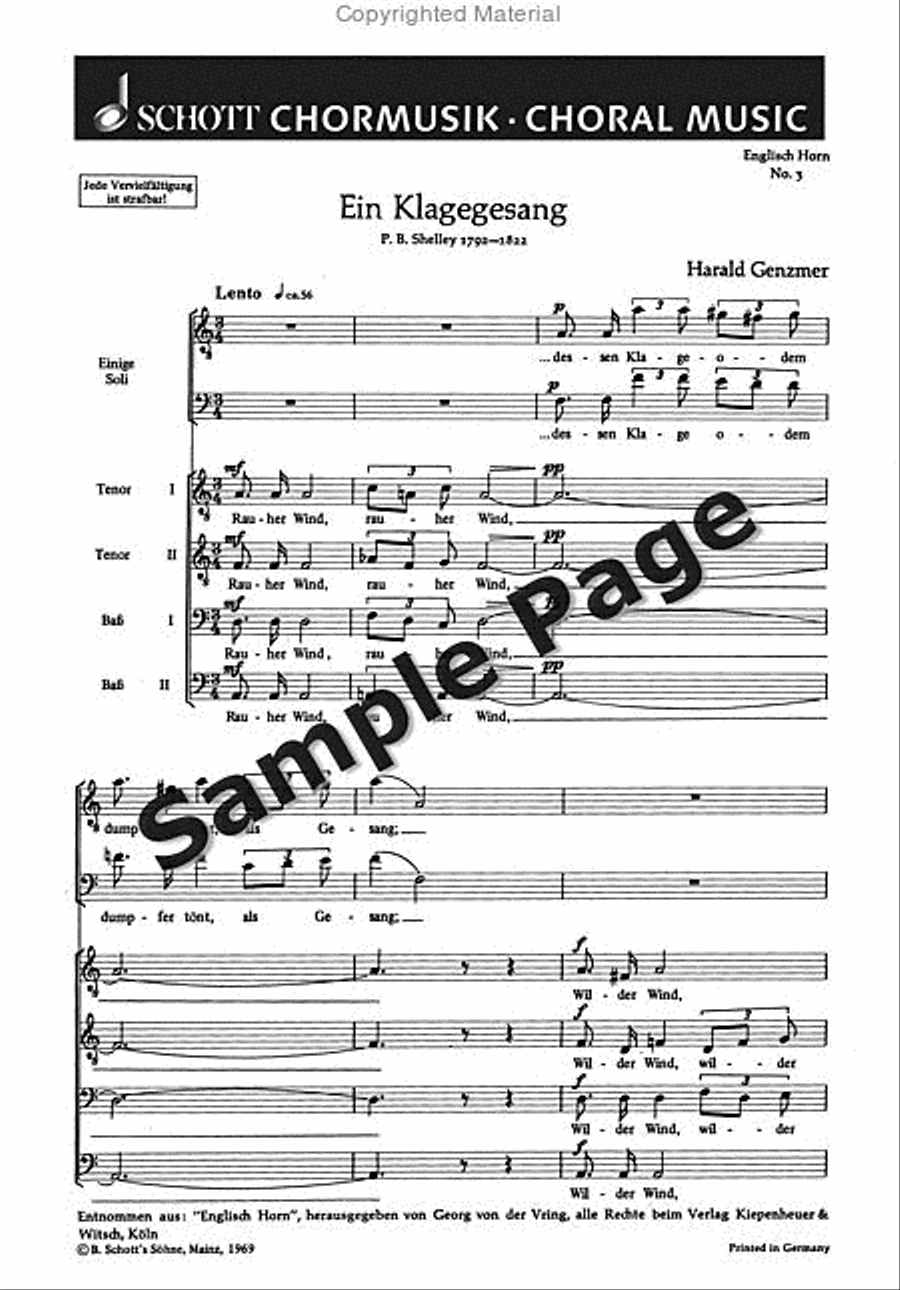 Klagegesang TB scores gallery preview page 2