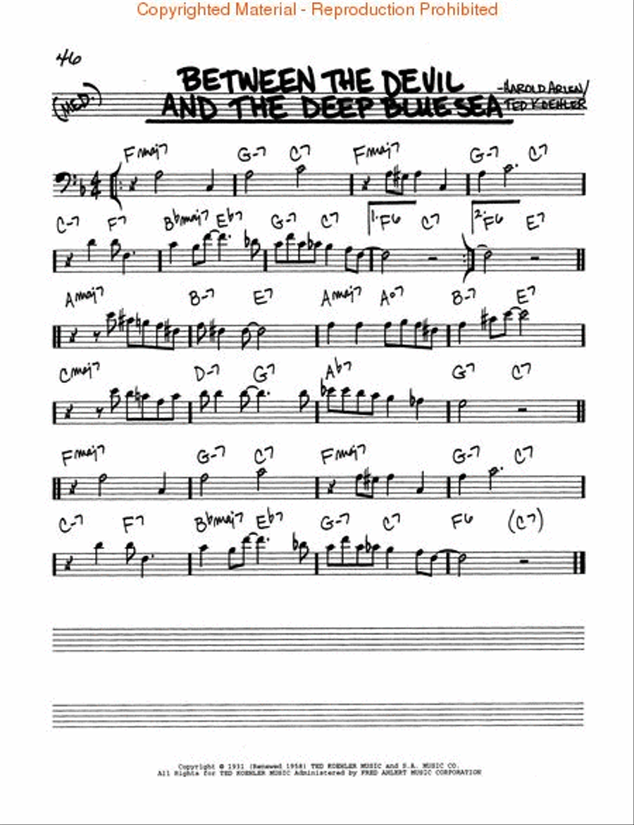 The Real Book – Volume III Bass Clef Instrument scores gallery preview page 3