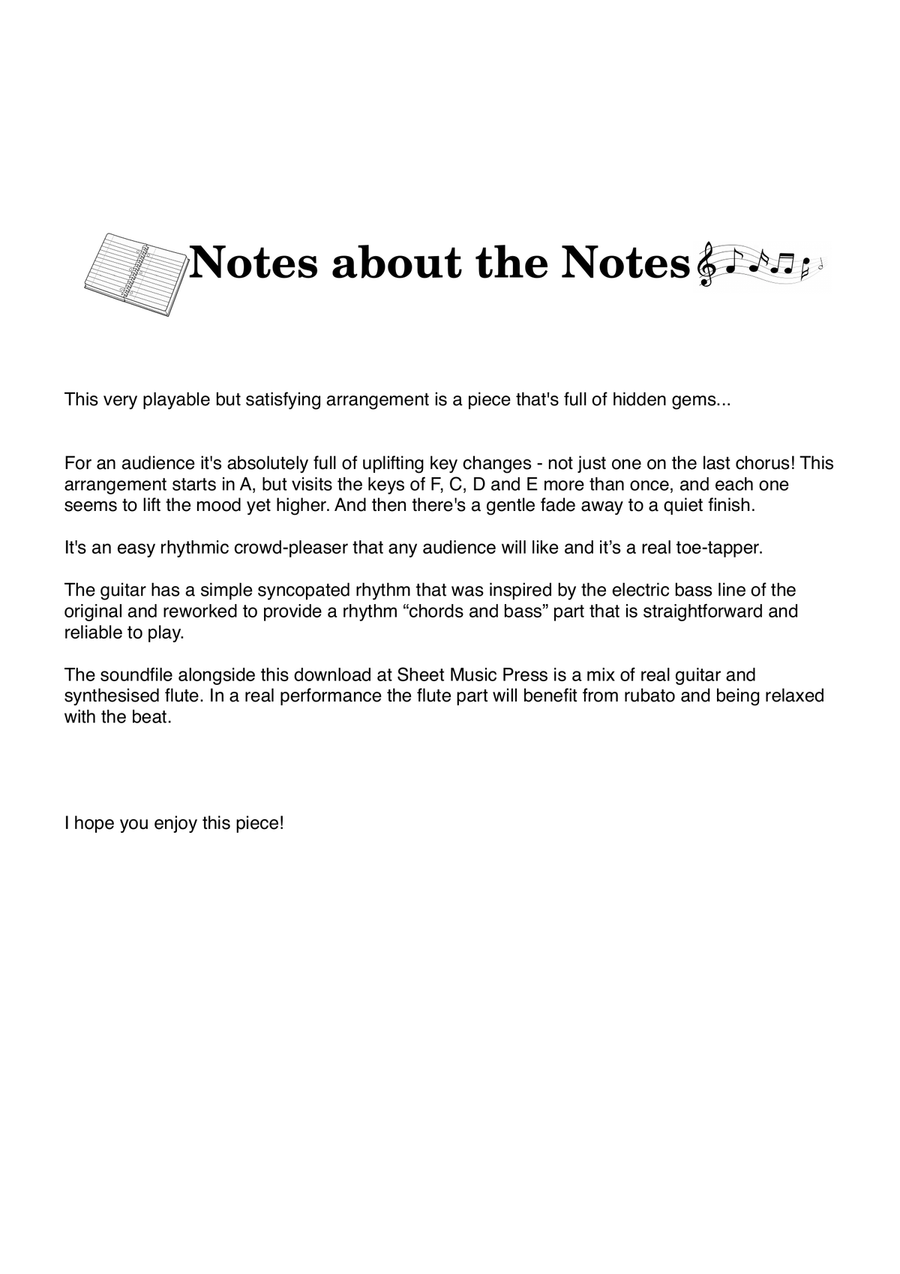 Uptown Girl Flute scores gallery preview page 3