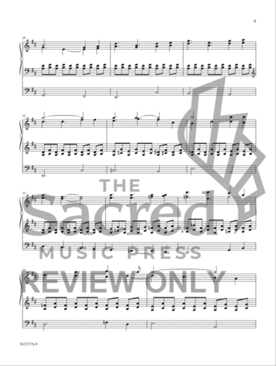 My Song Is Love Unknown My Song Is Love Unknown Organ Solo scores gallery preview page 6