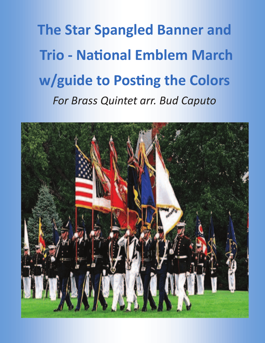 Star Spangled Banner and Trio from National Emblem March-Brass Quintet Brass Quintet scores gallery preview page 1