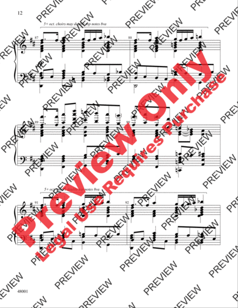 Jubilate Deo Handbell Choir scores gallery preview page 12