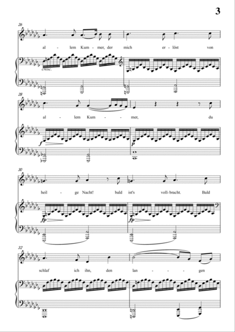 Schubert-Nachtstück,Op.36 No.2 in #G minor,for Vocal and Piano Voice scores gallery preview page 4