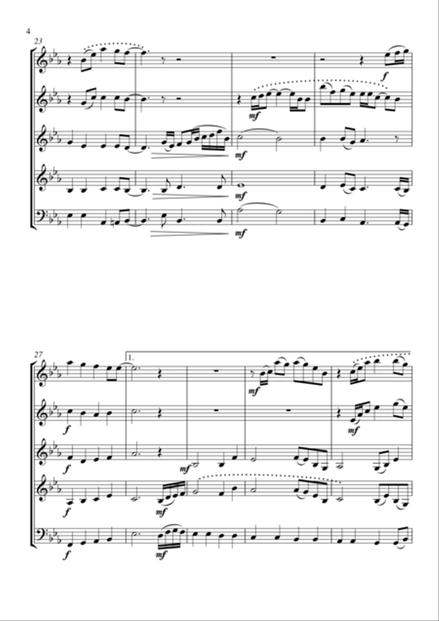 Can You Feel The Love Tonight Can You Feel The Love Tonight Woodwind Quintet scores gallery preview page 5