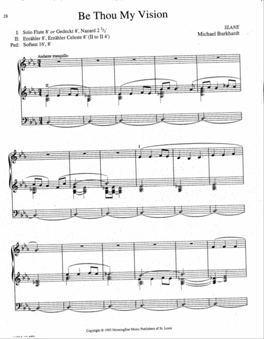 Music with Minimal Pedal - General and Fall Festivals Organ scores gallery preview page 5