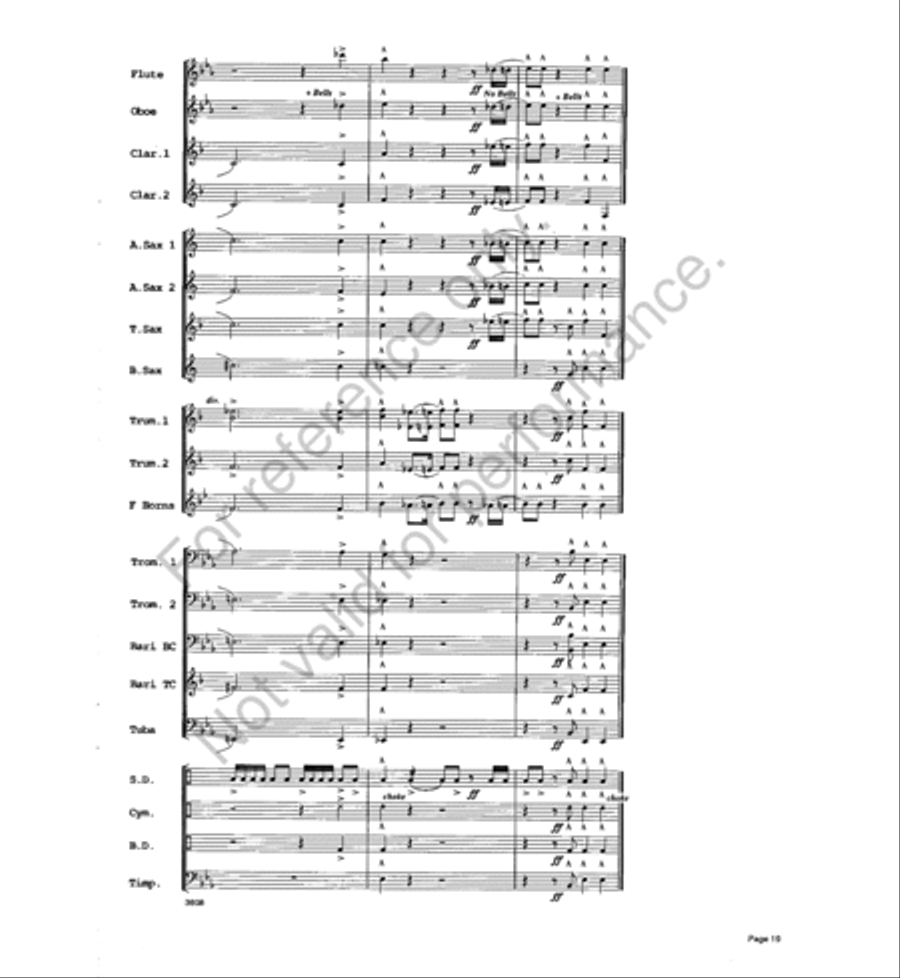 Trumpets a la King Trumpets a la King Concert Band scores gallery preview page 18