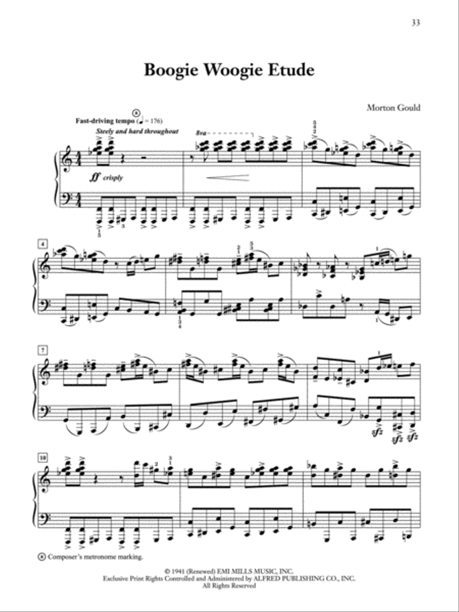 Morton Gould at the Piano Piano Solo scores gallery preview page 3
