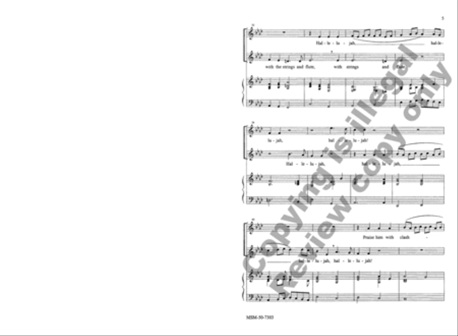 Hallelujah, Praise the Lord 2-Part scores gallery preview page 5