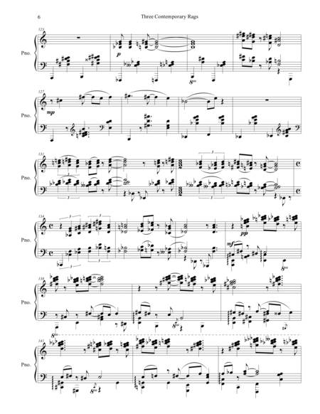 Three Contemporary Rags, Op. 224
