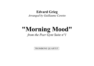 Morning Mood (from Peer Gynt suite n°1) for Trombone Quartet