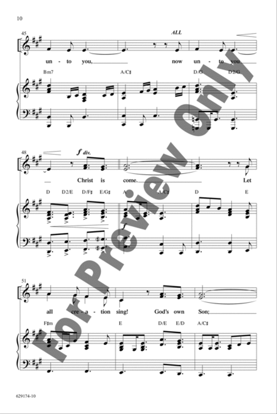 Noel, Christ Is Born! - Choral Book Unison Choir scores gallery preview page 13