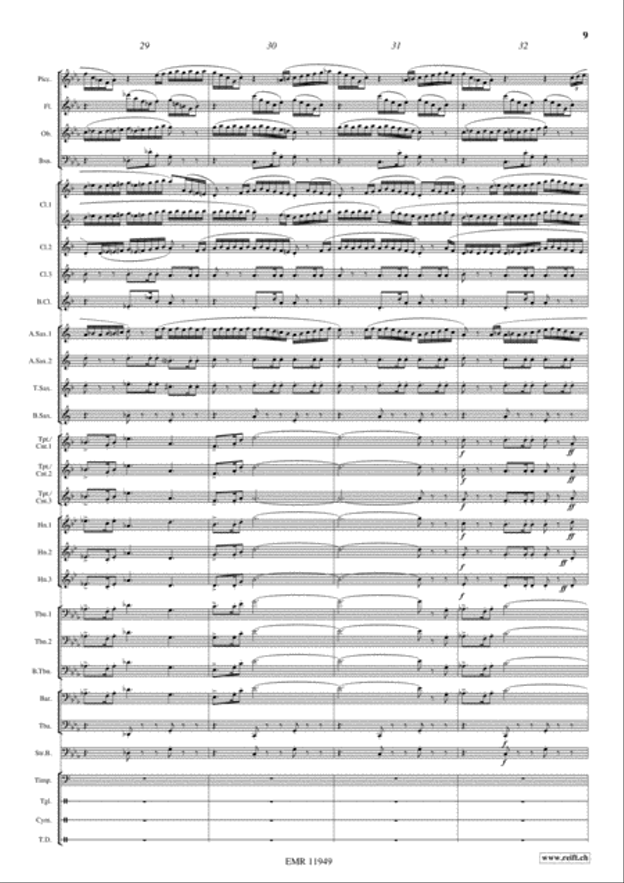 Apocalypse Now Concert Band scores gallery preview page 10