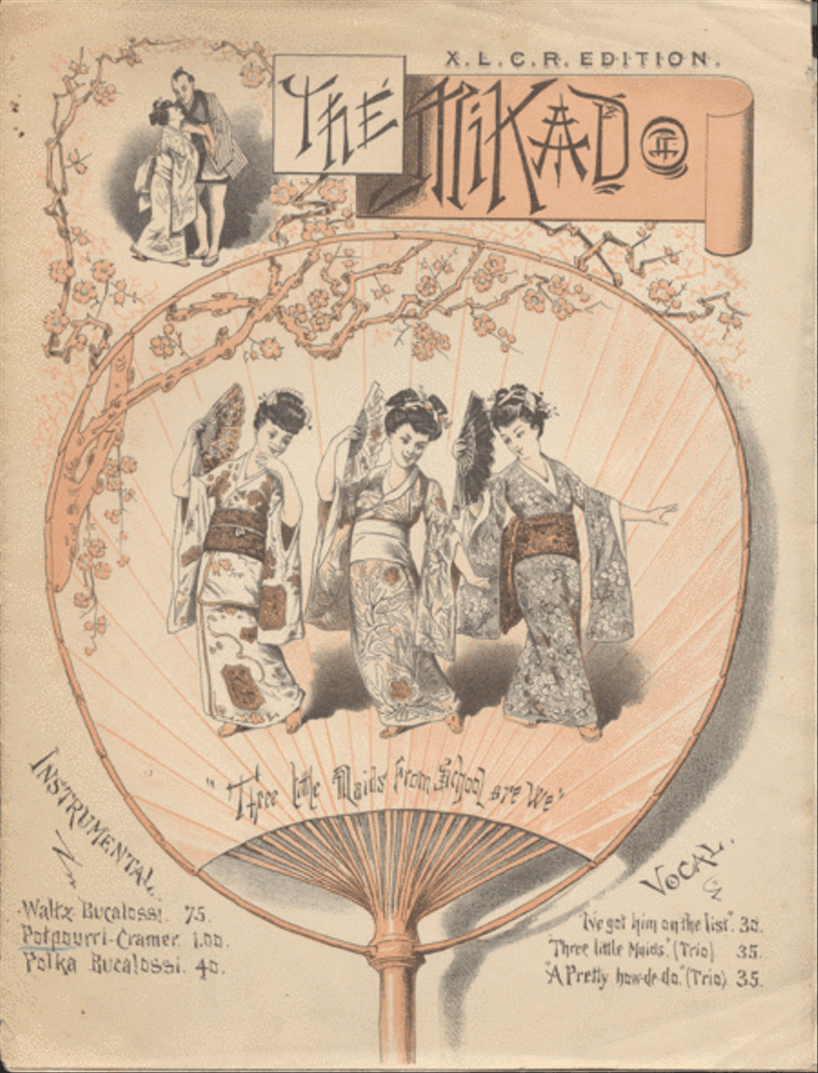 The Mikado. Potpourri Piano Solo scores gallery preview page 1