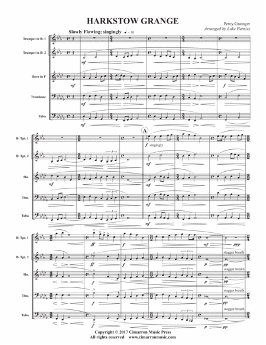 Horkstow Grange Horkstow Grange Brass Quintet scores gallery preview page 2