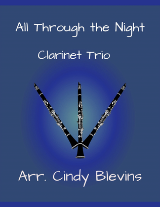 Book cover for All Through the Night, for Clarinet Trio
