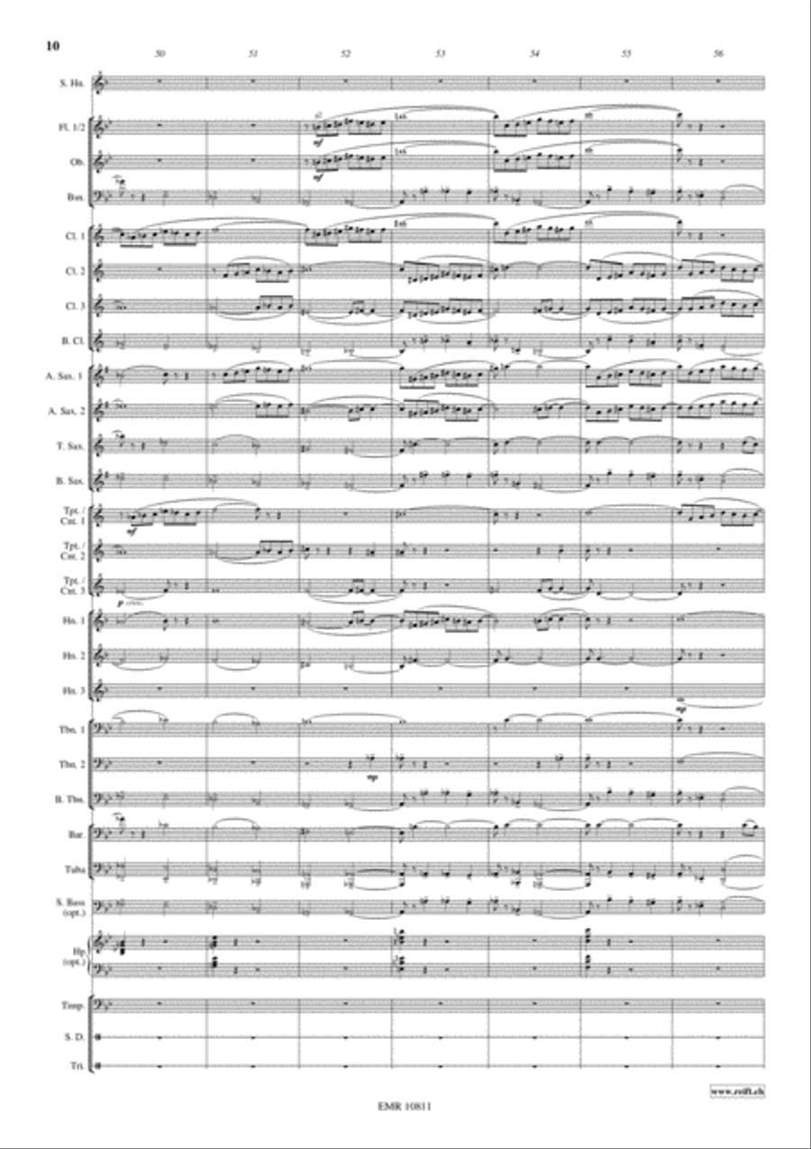 Horn Concerto Concert Band scores gallery preview page 11