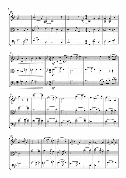 Silent Night (string trio,grades >3,part scores included) image number null