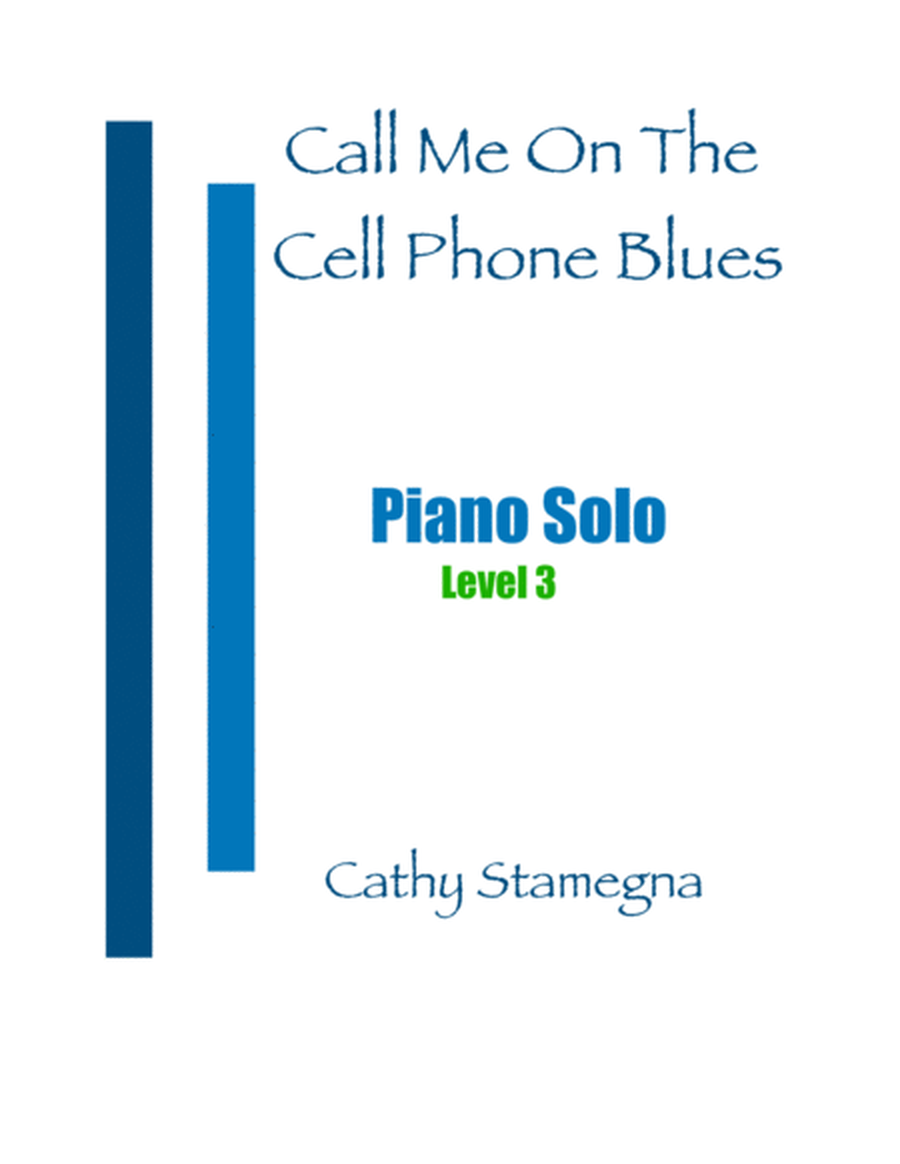 Call Me On The Cell Phone Blues (Piano Solo) image number null