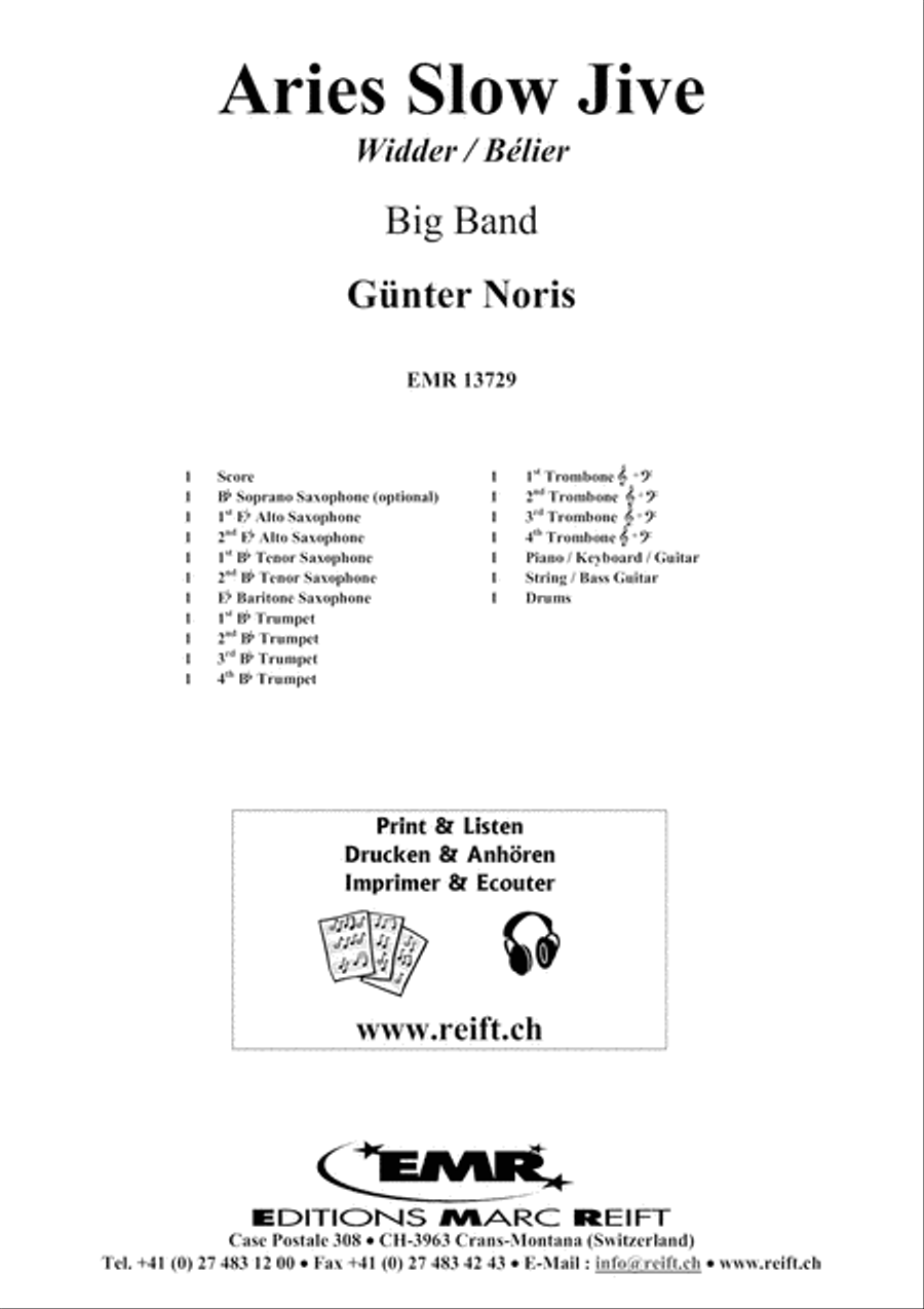 Aries Slow Jive Big Band scores gallery preview page 2