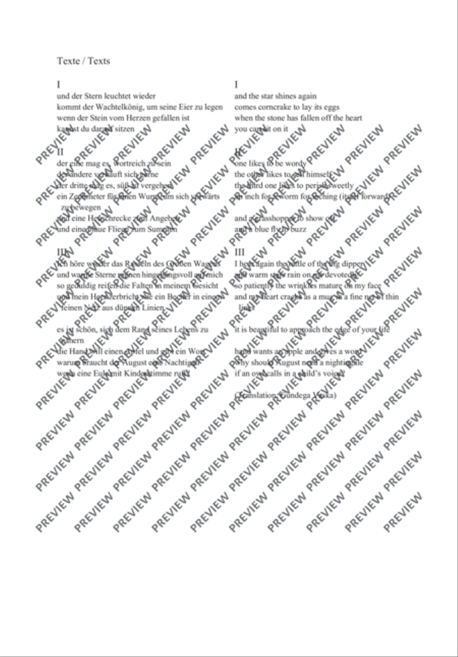 Trīs dziesmas (Drei Lieder ∙ Three Songs) Men's Choir scores gallery preview page 6