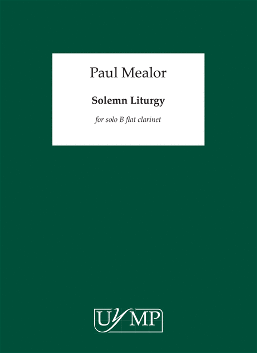 Solemn Liturgy Clarinet Solo scores gallery preview page 1