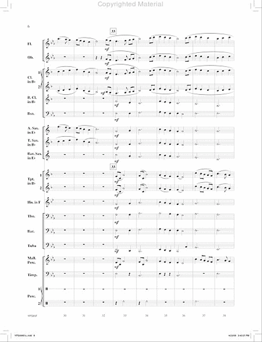 Pacem Noel Concert Band scores gallery preview page 7