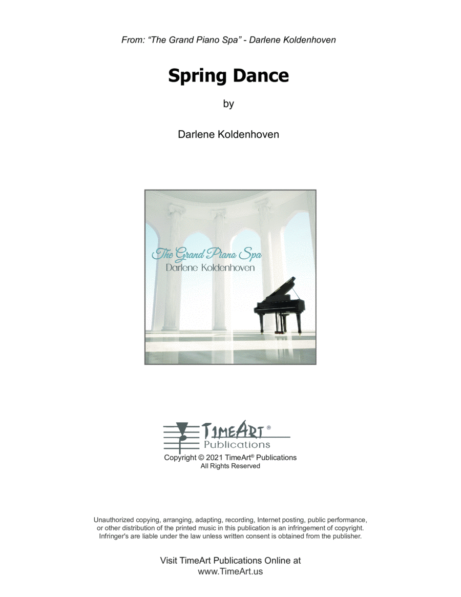 Spring Dance Piano Solo scores gallery preview page 1