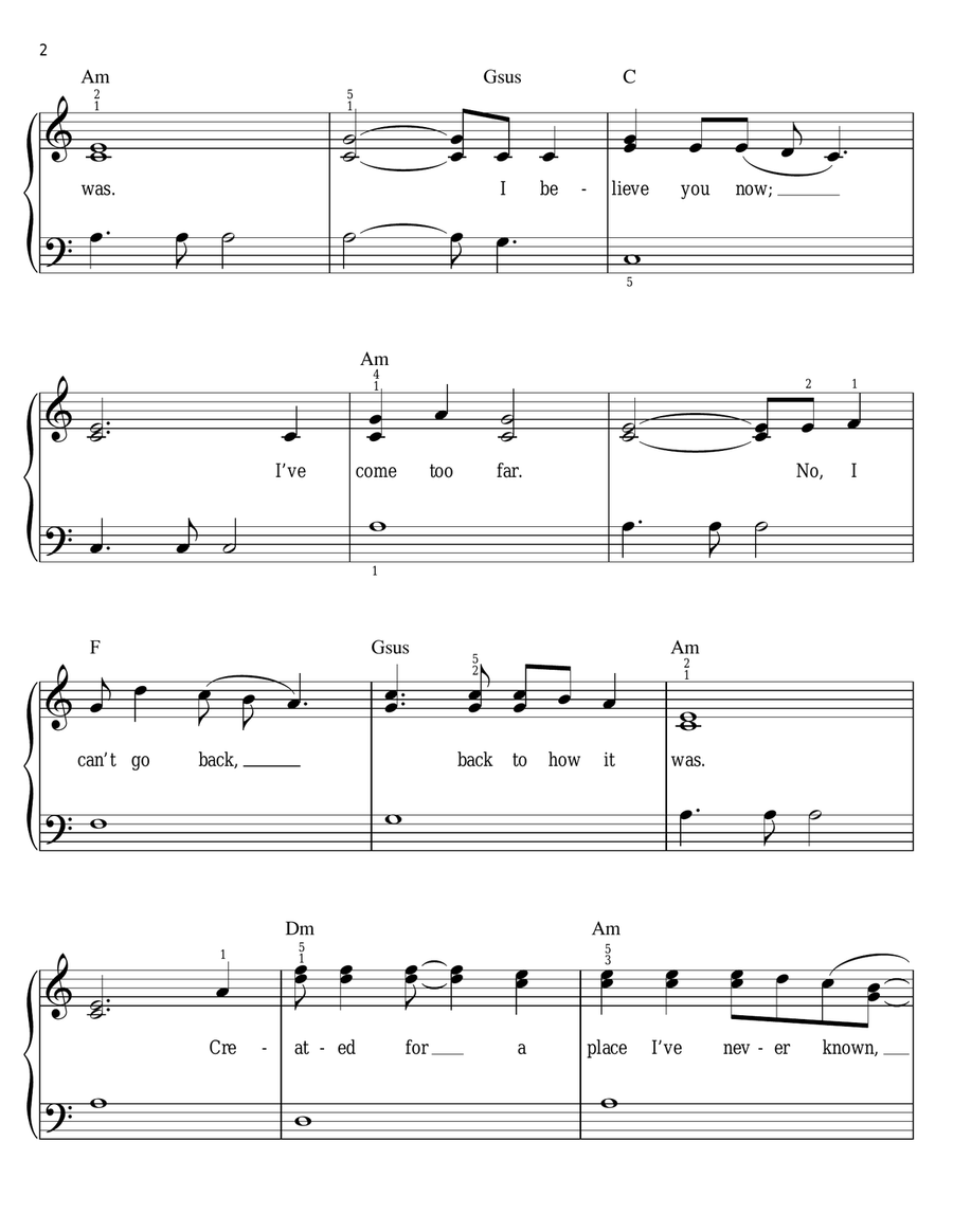 This Is Home This Is Home Easy Piano scores gallery preview page 2