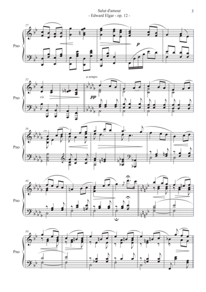 Salut d'amour - Edward Elgar op. 12 (Advanced Piano Transcription) image number null
