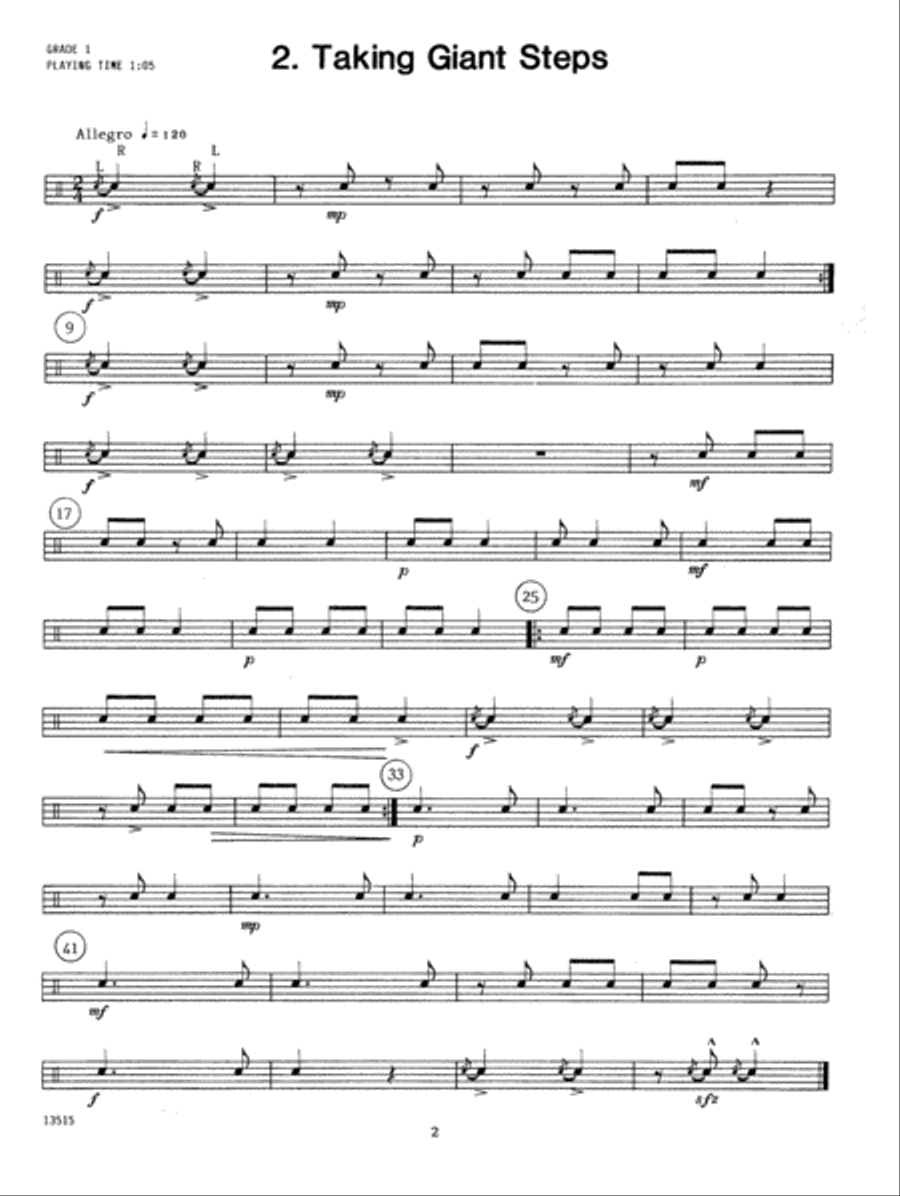 More Contest Solos For The Young Snare Drummer Snare Drum scores gallery preview page 3